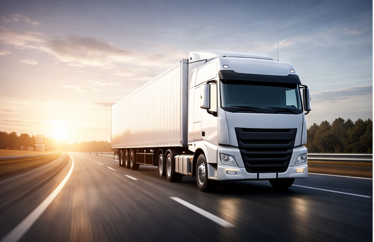 Lkw auf der Autobahn